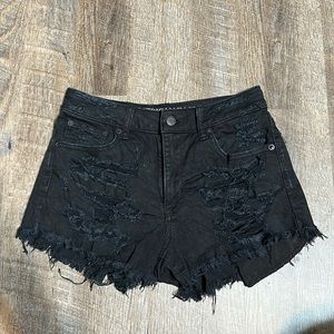 American Eagle Outfitters Distressed Ripped Jean Shorts